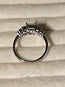 Vintage Deadstock Sterling Silver and CZ ring size 9
