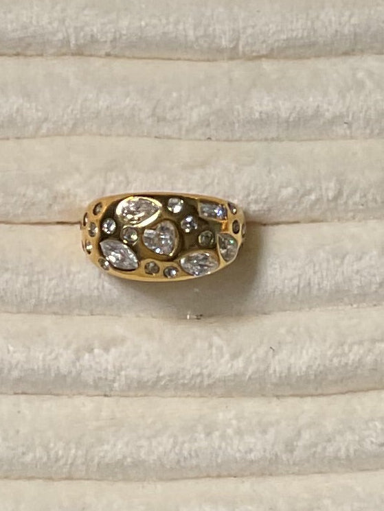 Confetti CZ Ring Size 7