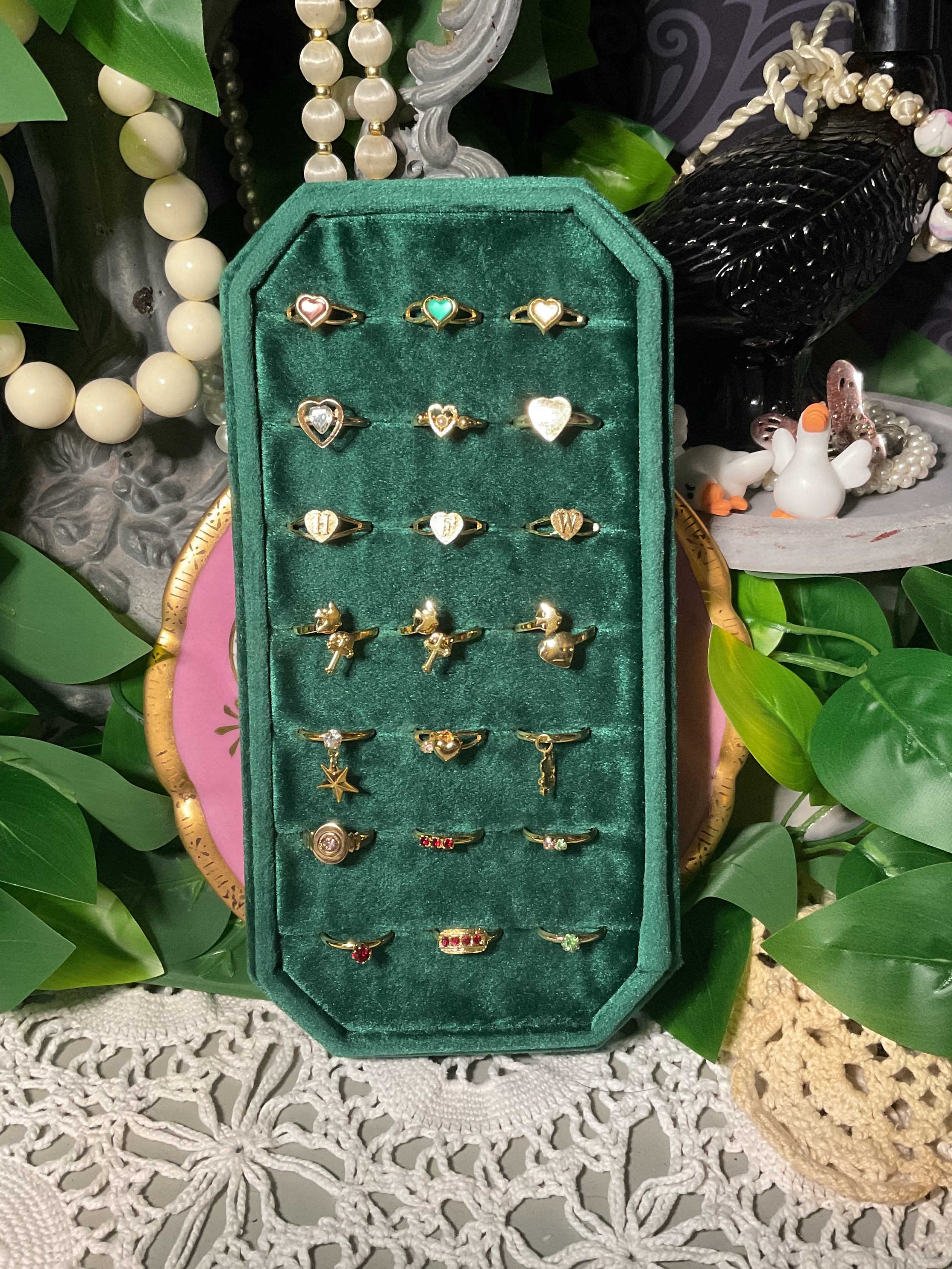 Gold Plated Vintage Deadstock Rings