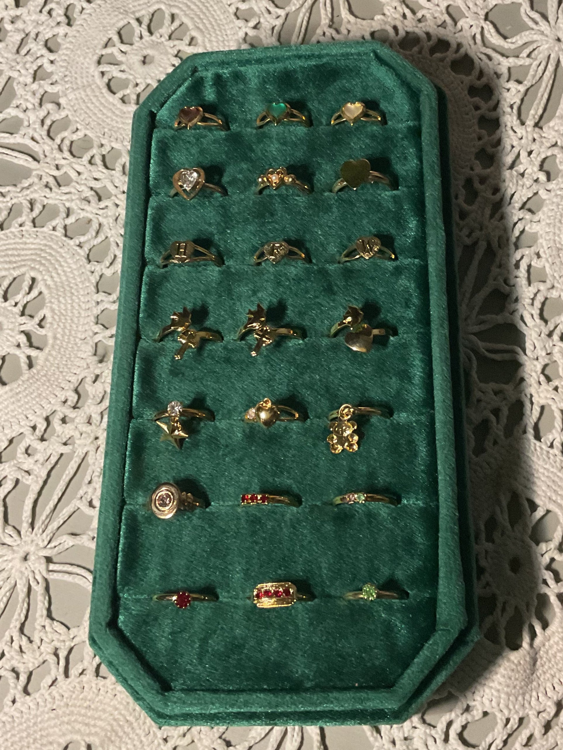 Gold Plated Vintage Deadstock Rings