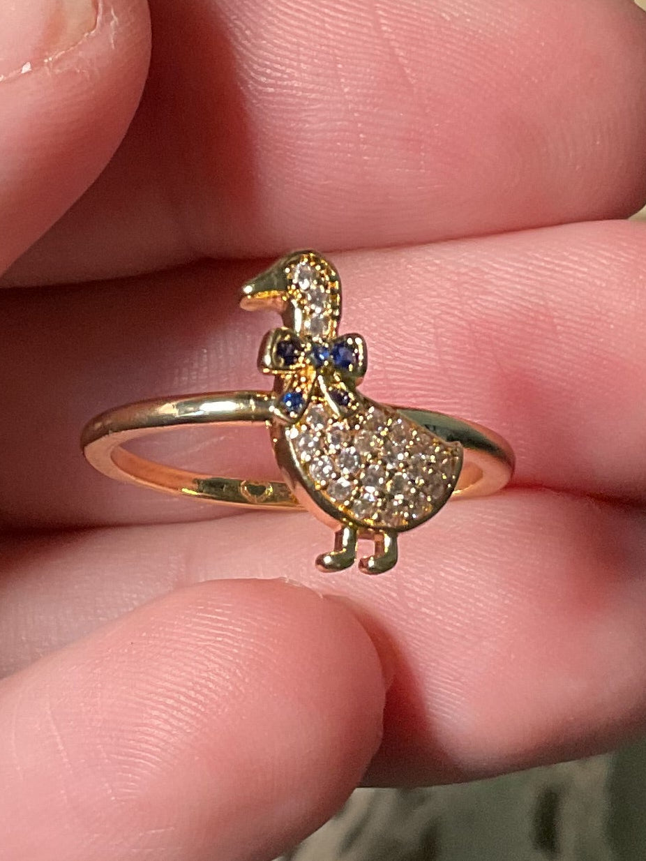 Country Goose Ring